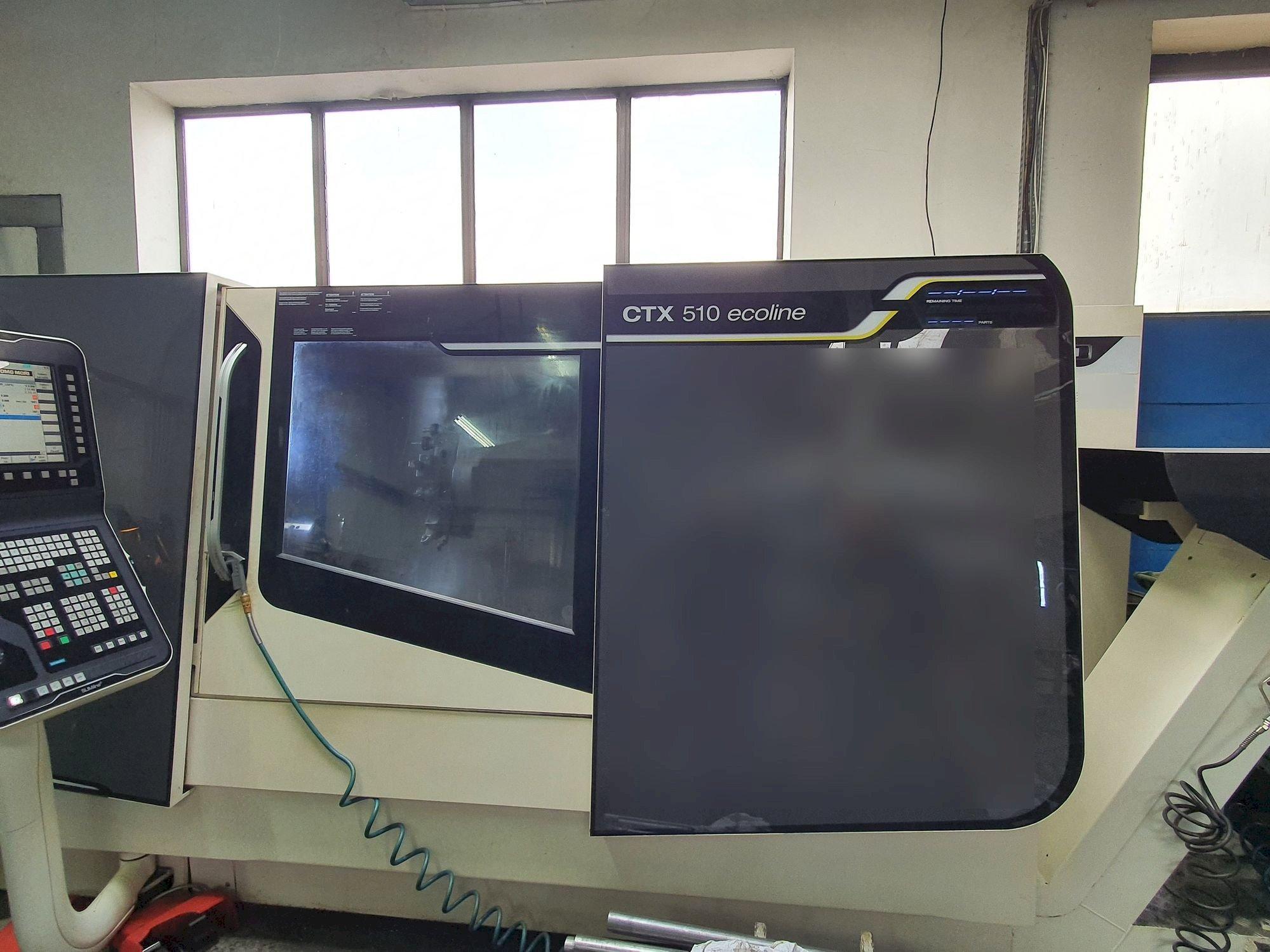 A DMG MORI CTX 510 V3 Ecoline  gép elölnézete