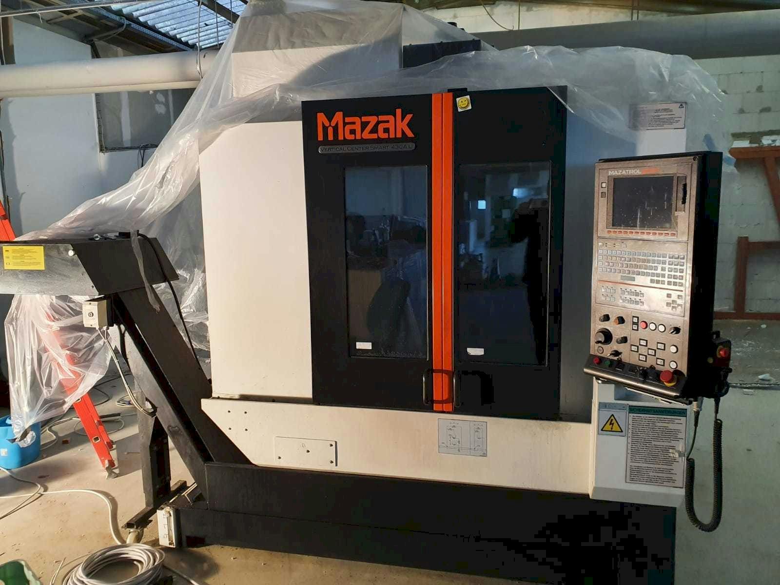 A Mazak VCS 430A L  gép elölnézete