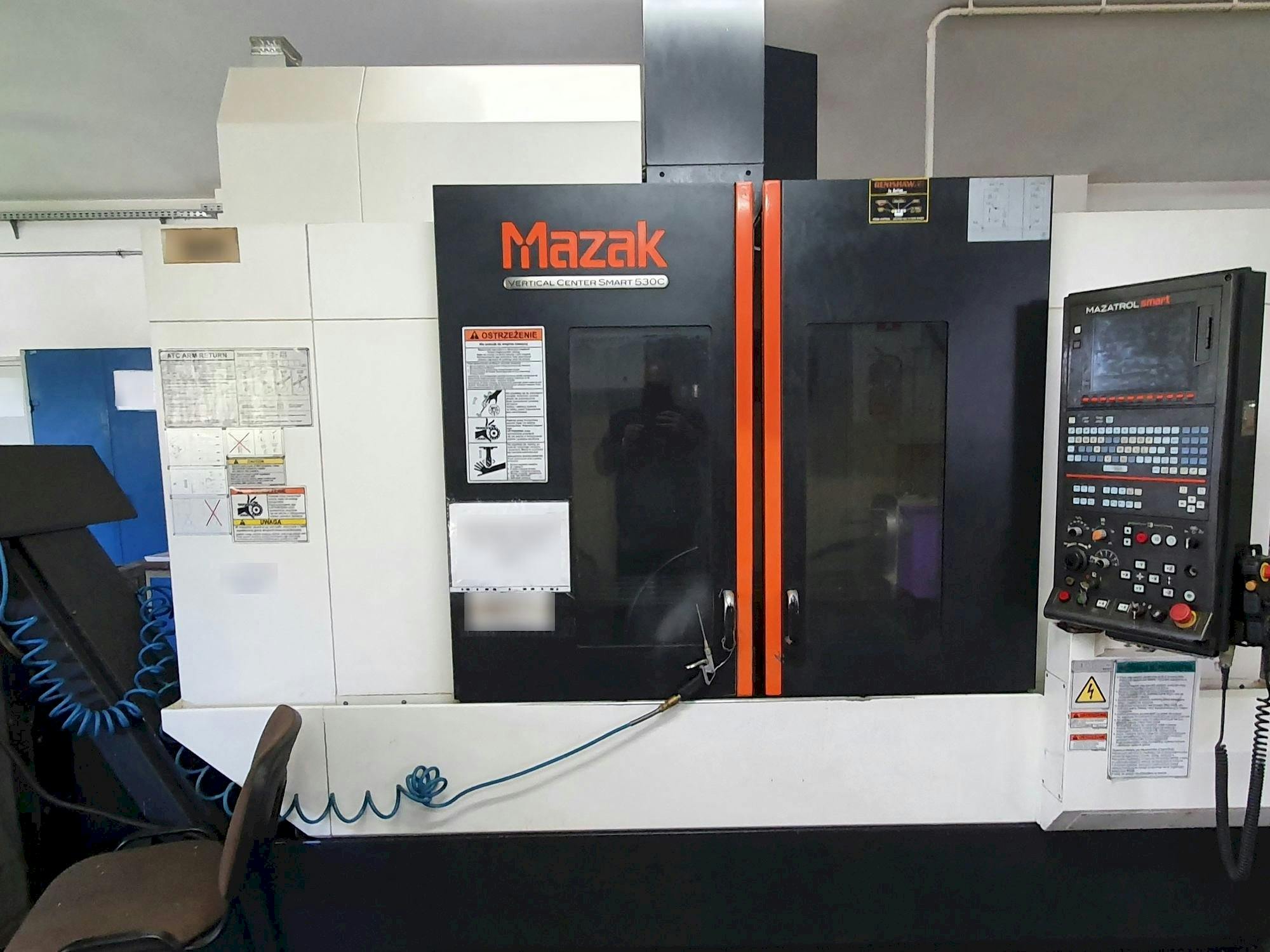 A Mazak Smart 530C  gép elölnézete