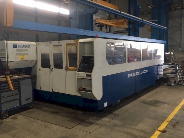 A Trumpf Trumatic L4030  gép elölnézete