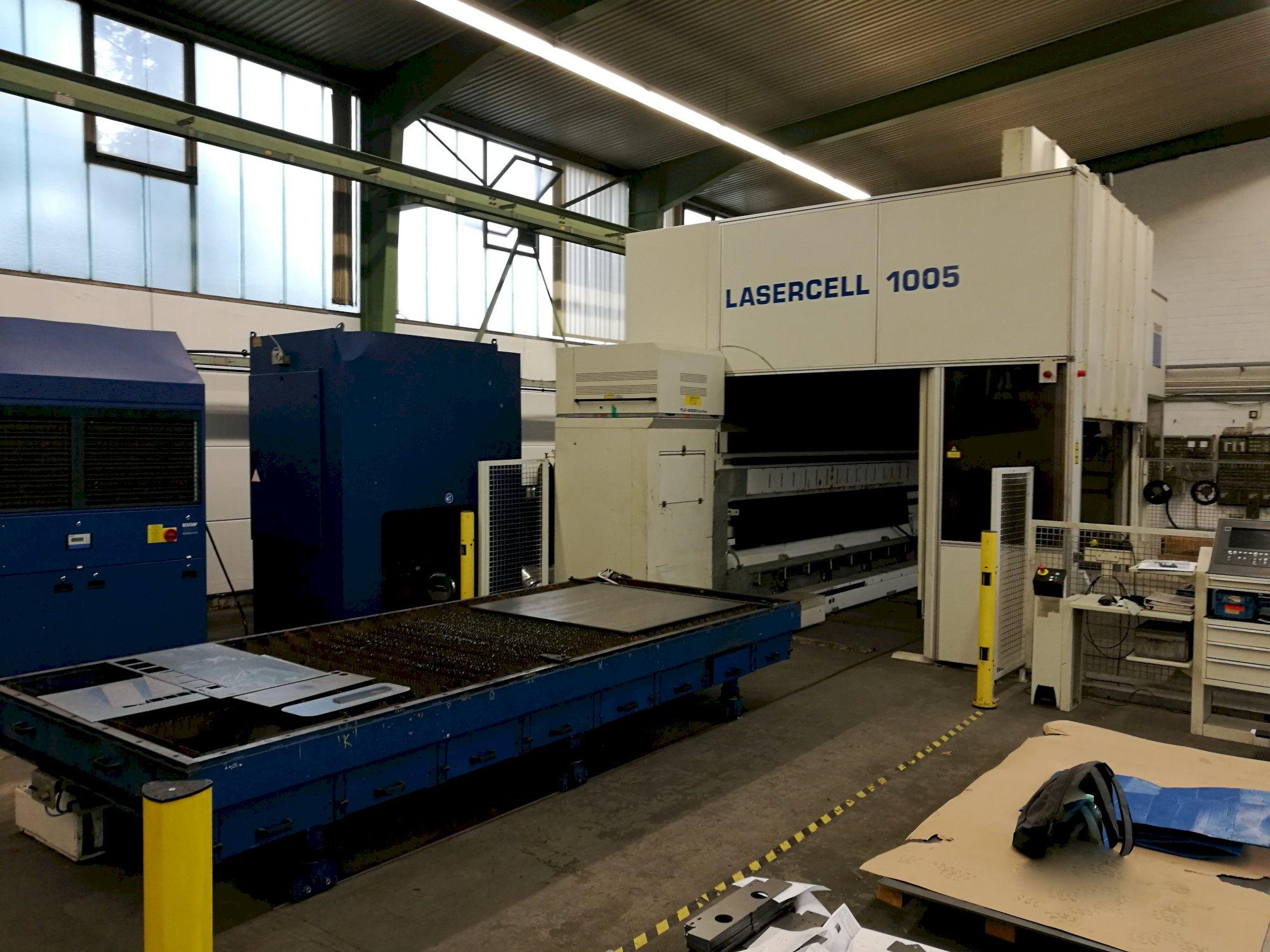 A Trumpf Lasercell TLC 1005  gép bal oldali nézete