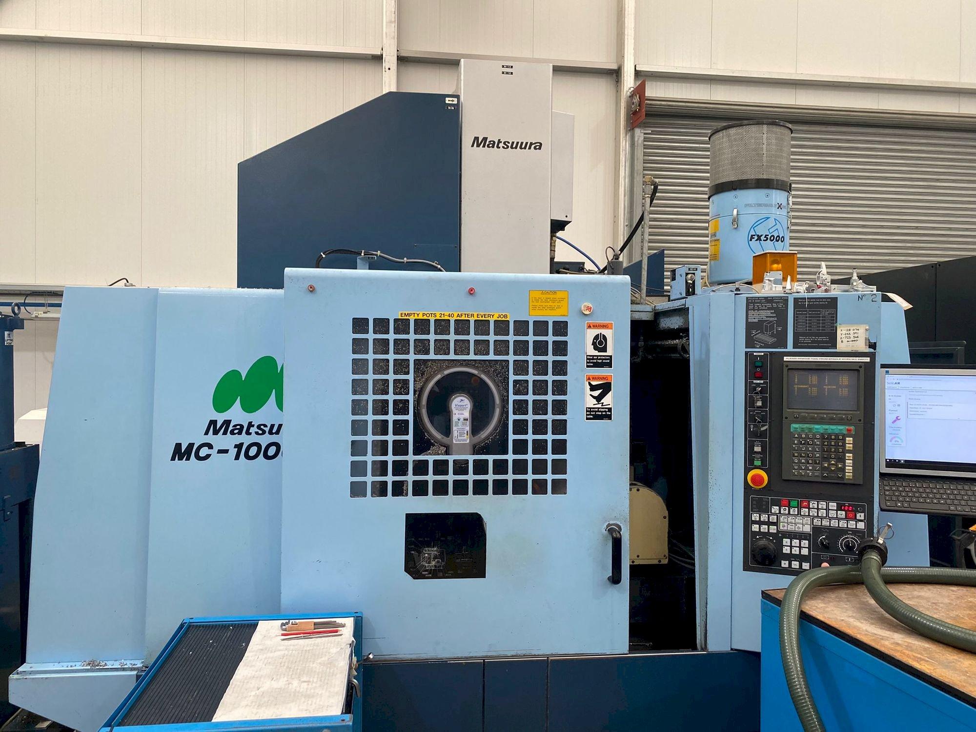 A Matsuura MC-1000 VGX  gép elölnézete