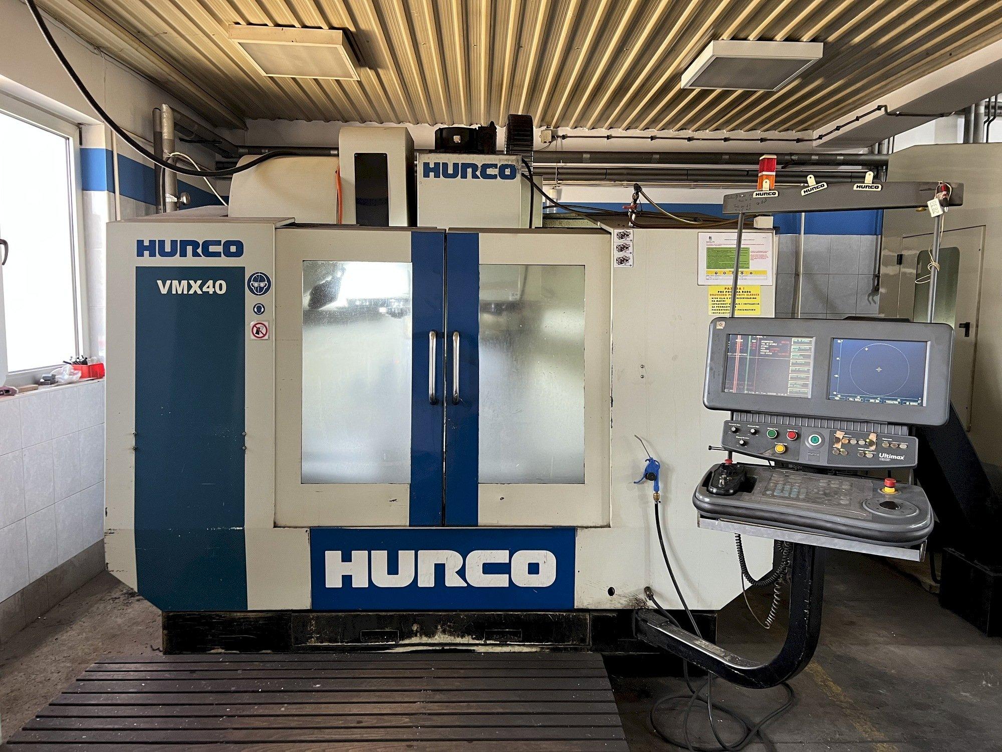 A Hurco VMX 40  gép elölnézete