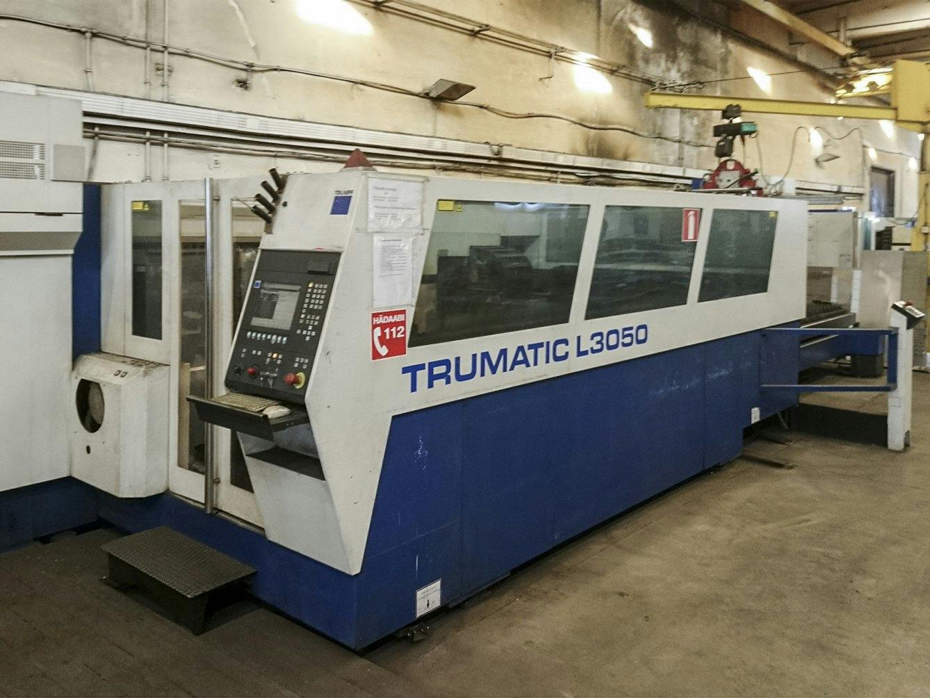 A Trumpf Trumatic L3050  gép bal oldali nézete