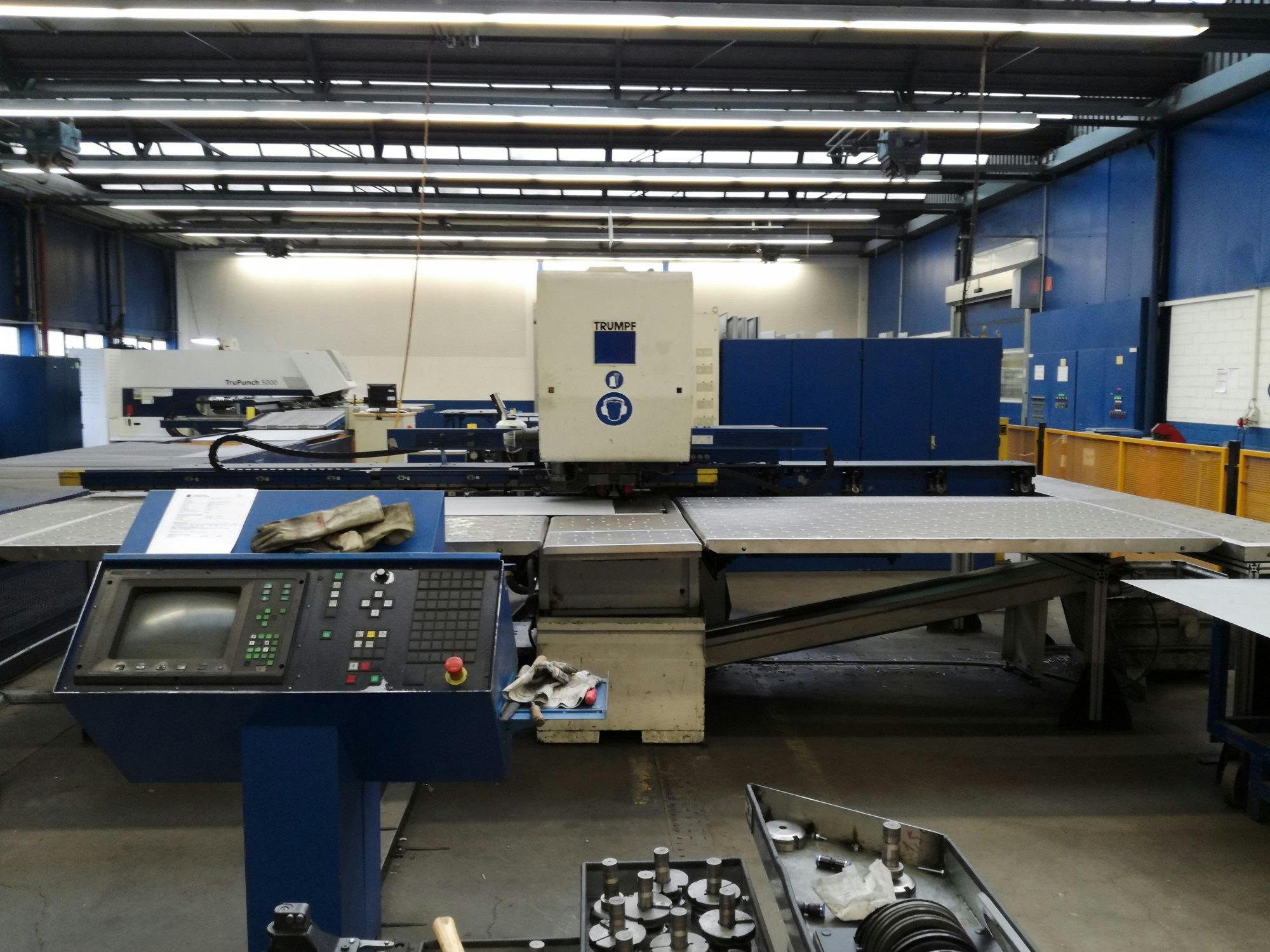 A Trumpf Trumatic 260 Rotation  gép elölnézete